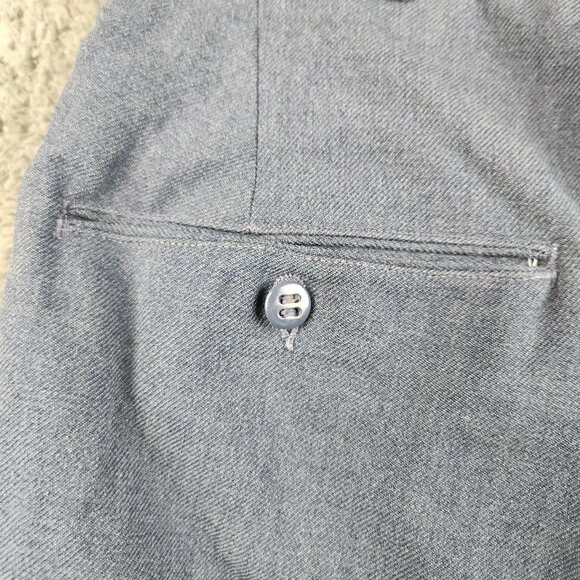 Vintage 40's US Military Air Force Wool Formal Trousers Men's Fit 26x28 Stamped - Picture 9 of 12